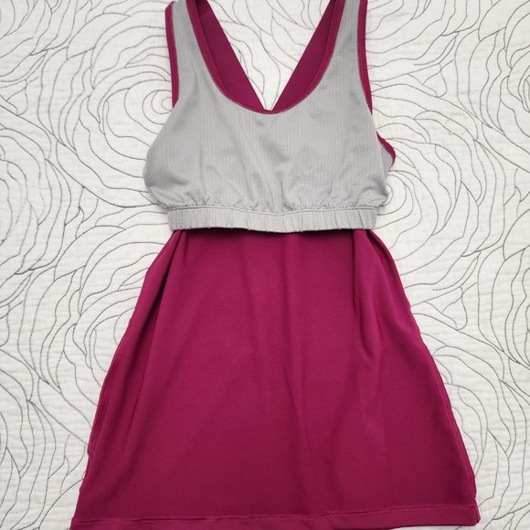 UNDER ARMOUR [XS] Pink Athletic Under Armour Tank with Built-In Bar - Picture 3 of 10